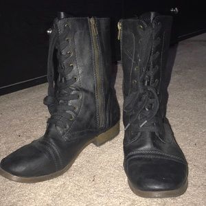 Black Combat Boots